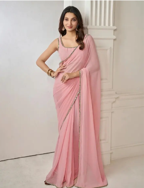 Pink Saree for women