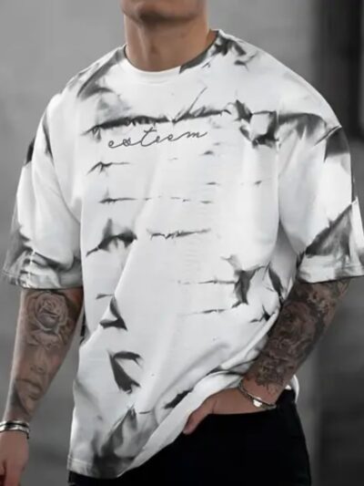 White oversized t shirt